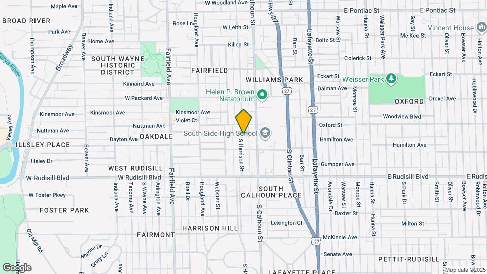 3603 S Harrison St Map and Location Details