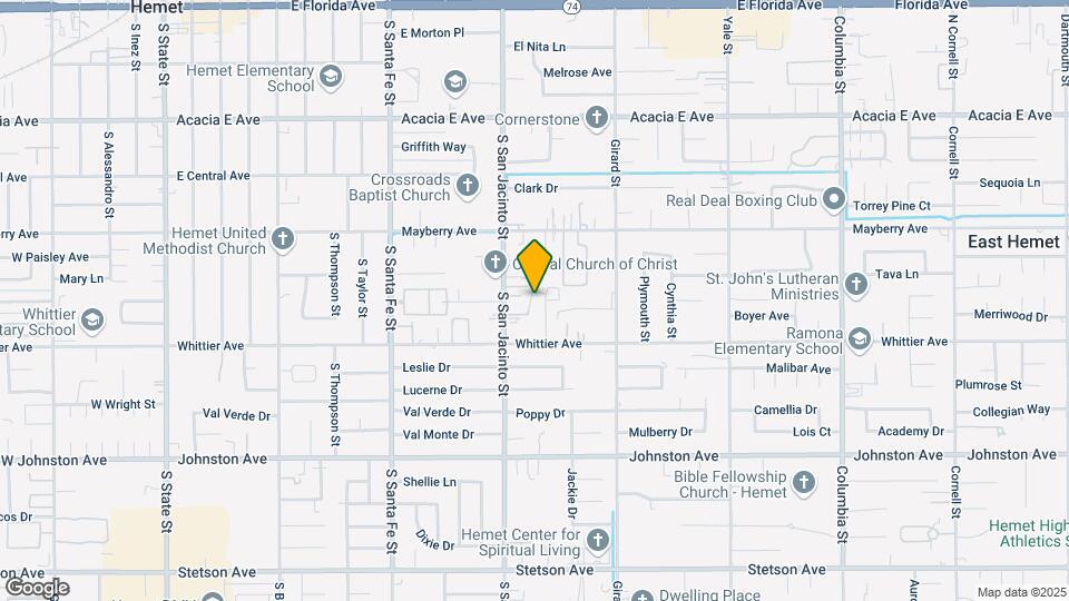 26401 Olive Dr Mapa y Detalles de la Ubicación
