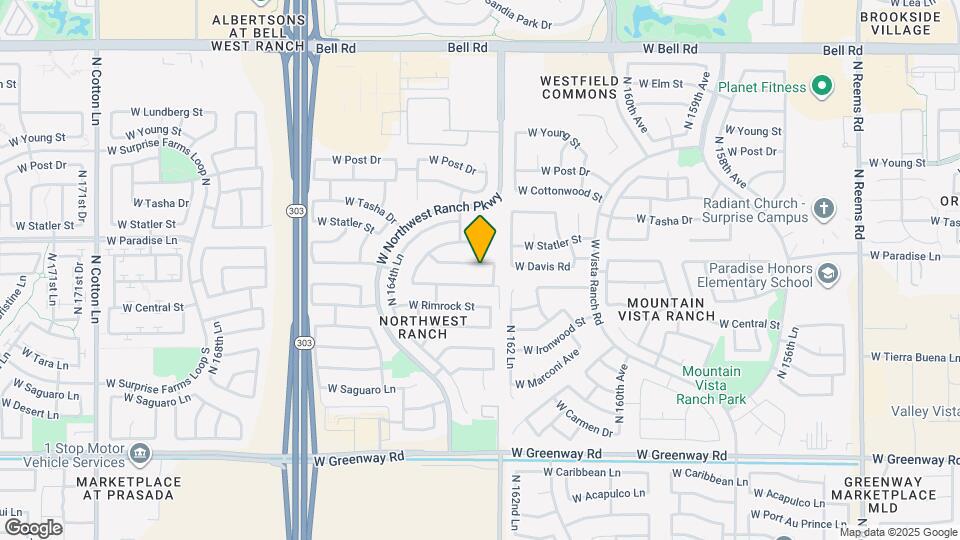 16325 W Paradise Ln Map and Location Details