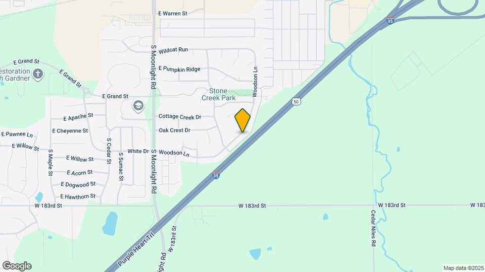 635 S Woodson Ln Map and Location Details