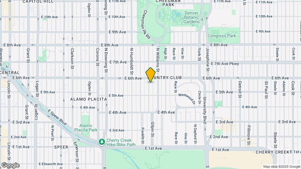 562 Gilpin St Map and Location Details