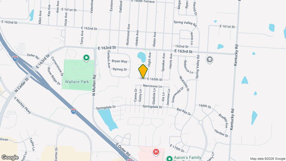 7405 E 165th St Map and Location Details