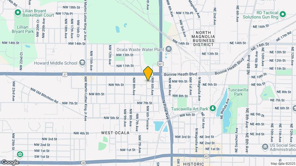 887 NW 6th Terrace Map and Location Details