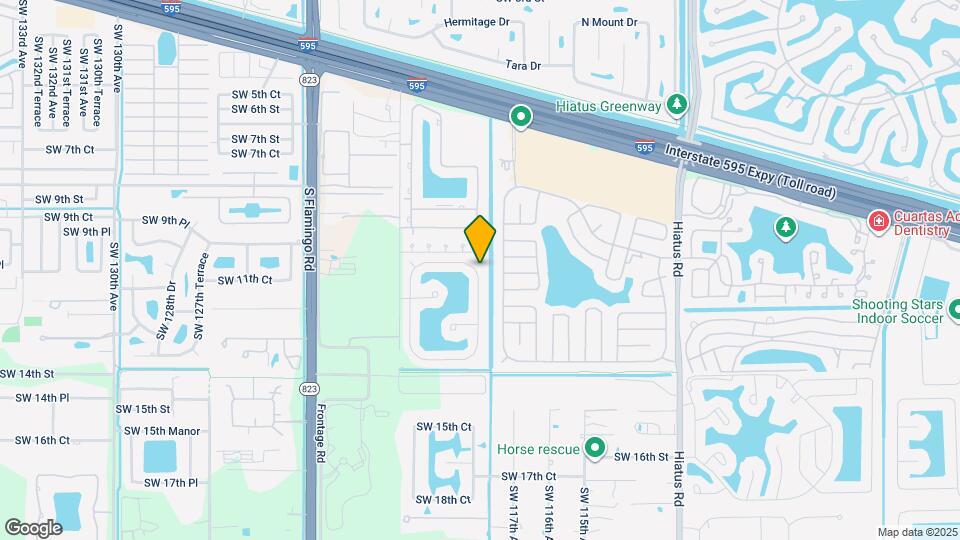 1150 SW 118th Terrace Map and Location Details