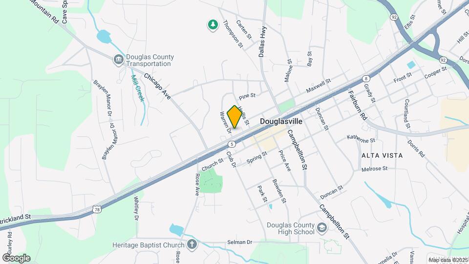 6787 E Strickland St Map and Location Details