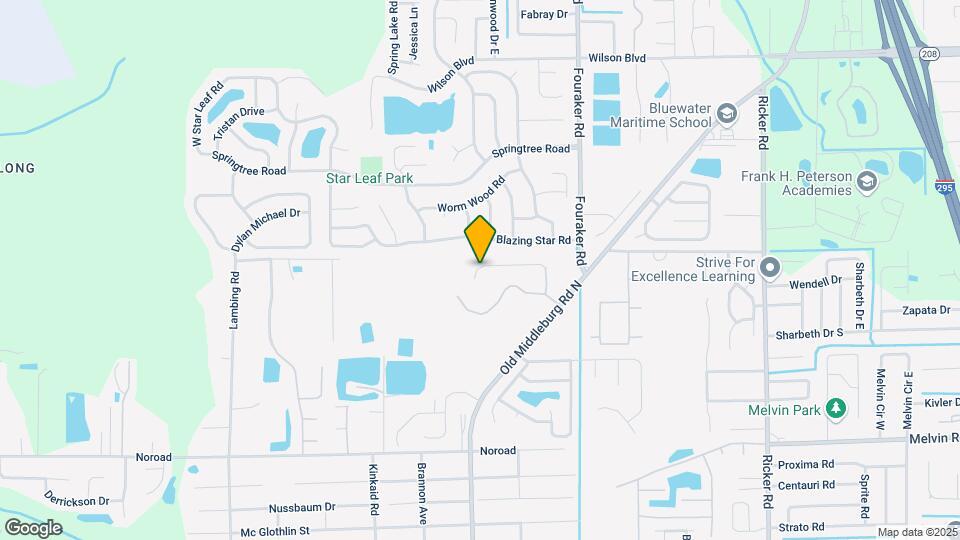 8136 Meadow Walk Ln Map and Location Details