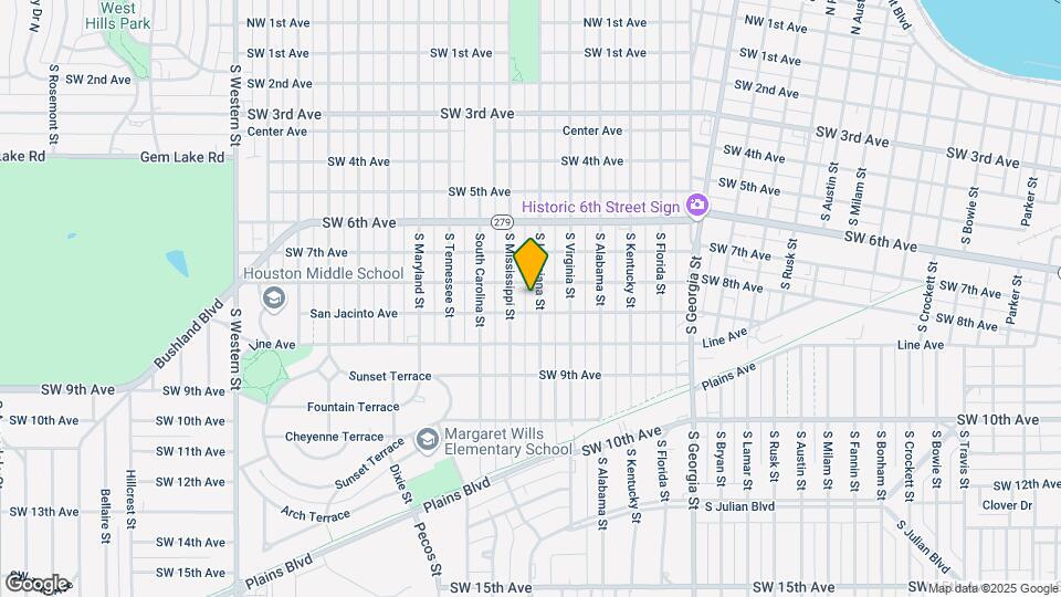 806 S Louisiana St Map and Location Details