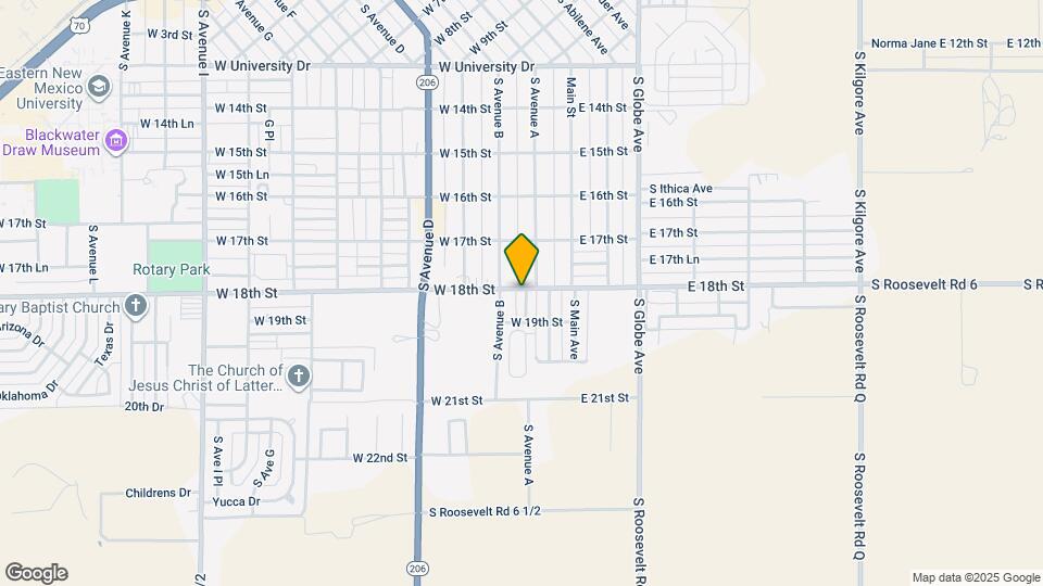 1802 S Avenue A Map and Location Details