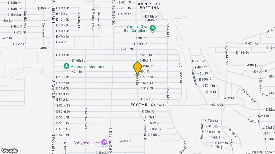 135252 E 50th St Mapa y Detalles de la Ubicación