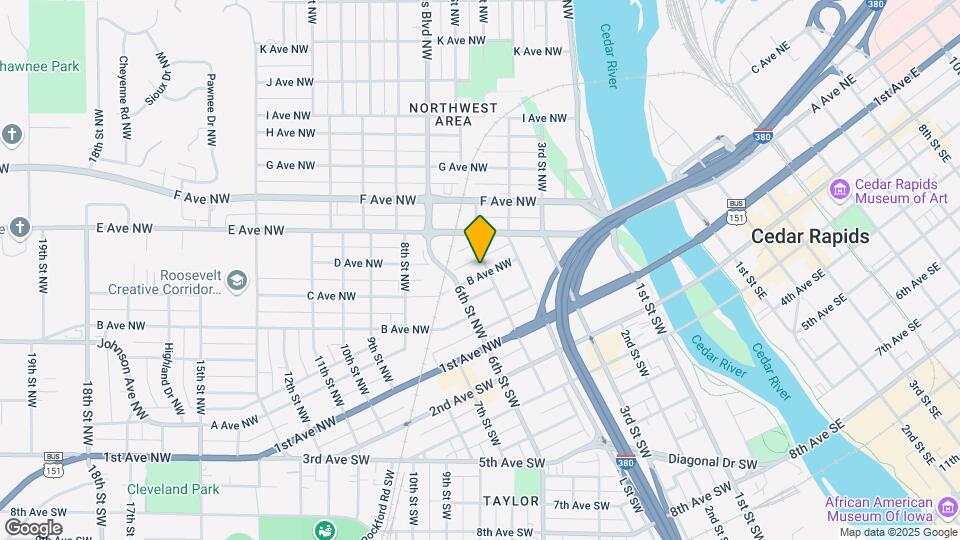 518 B Ave NW Mapa y Detalles de la Ubicación