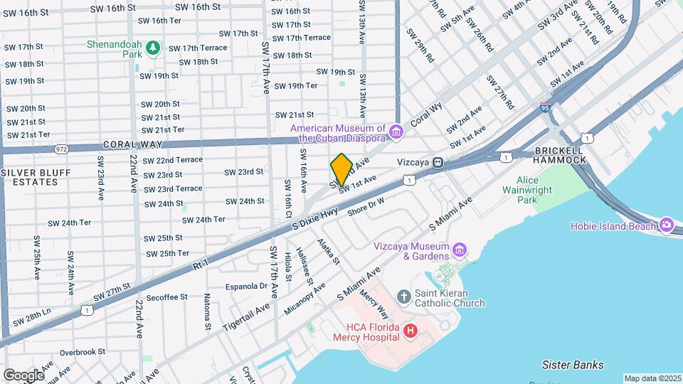 3643 SW 1st Ave Map and Location Details