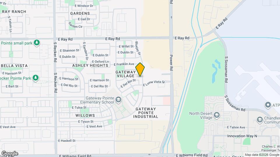 4580 E Del Rio St Map and Location Details