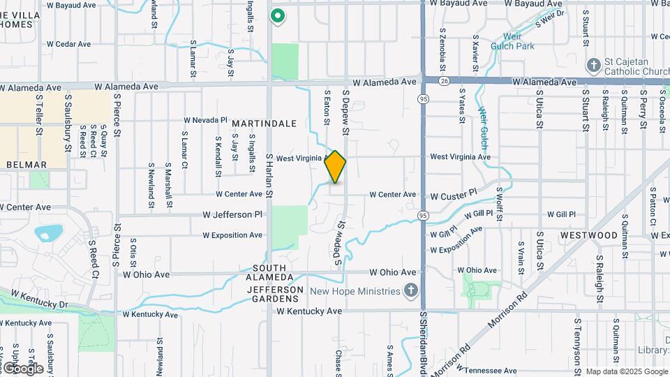 588 S Eaton St Map and Location Details