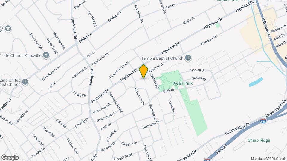 1637 Maple View Way Map and Location Details