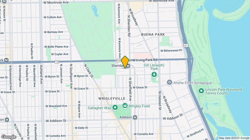 1017 W Dakin St Map and Location Details