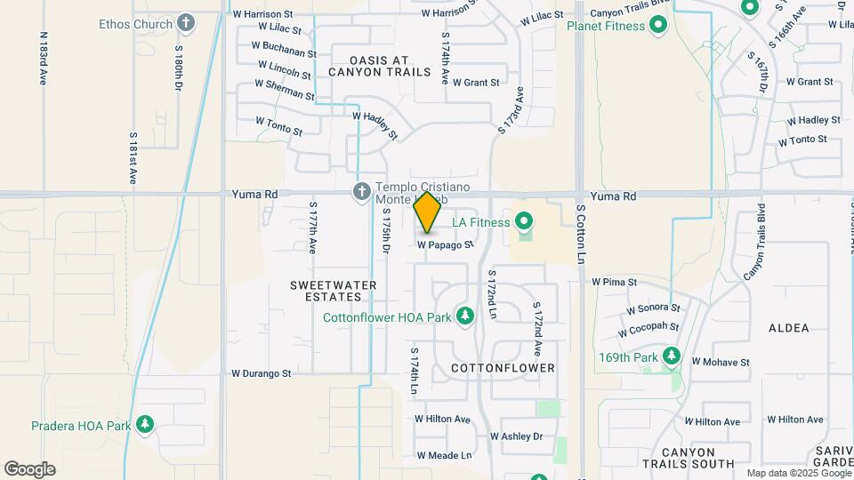 17446 W Papago St Map and Location Details