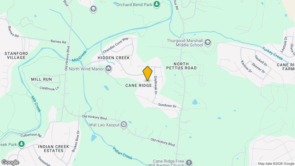 1001 Morning Ct Map and Location Details