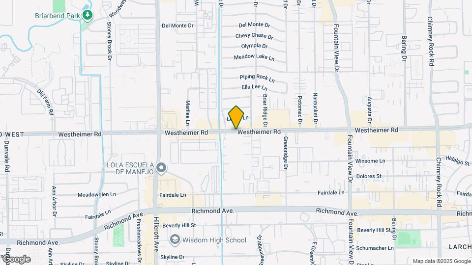 6263 Westheimer Rd Map and Location Details