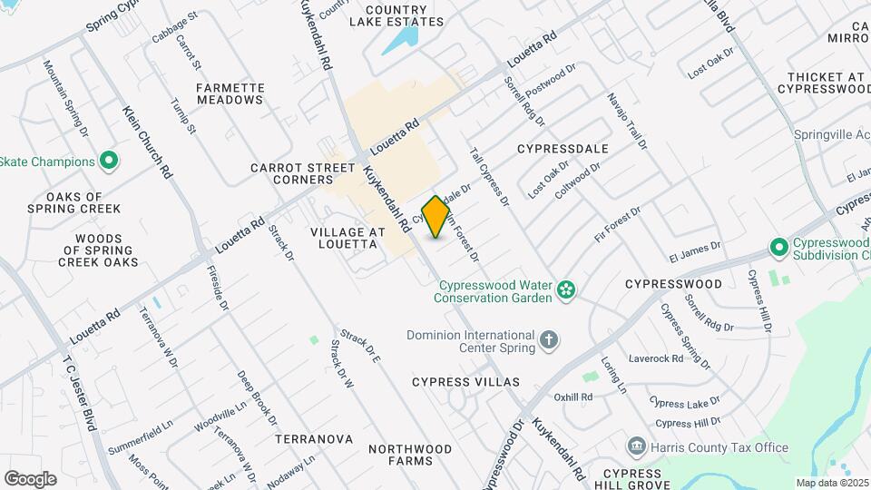 4822 Lost Oak Dr Map and Location Details