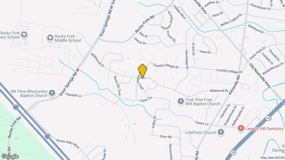 535 Wildwood Dr Mapa y Detalles de la Ubicación