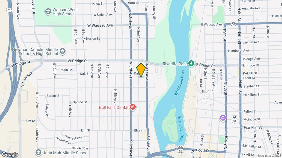 419 N 2nd Ave Map and Location Details