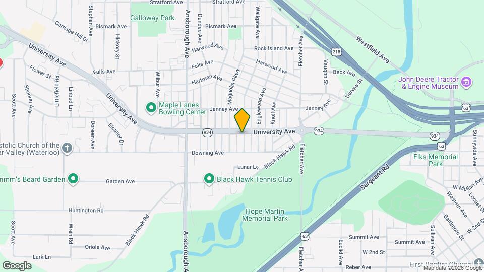 1308 Wallgate Ave Map and Location Details