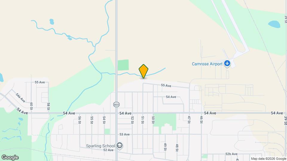 5014 55 Av Map and Location Details