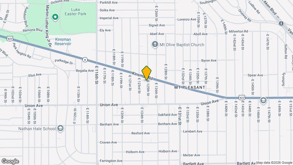 3406 E 125th St Map and Location Details