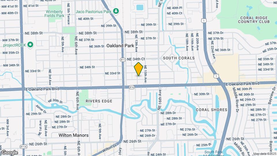 3200 NE 13th Ave Map and Location Details
