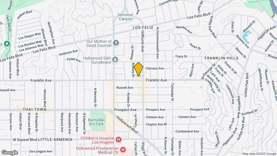 4517 Franklin Ave Map and Location Details