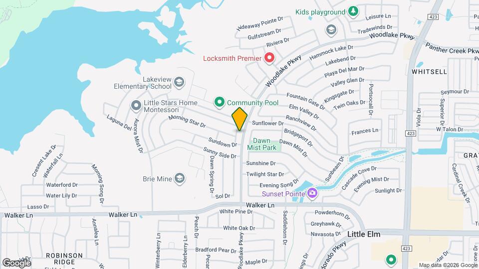 2912 Day Star Dr Map and Location Details