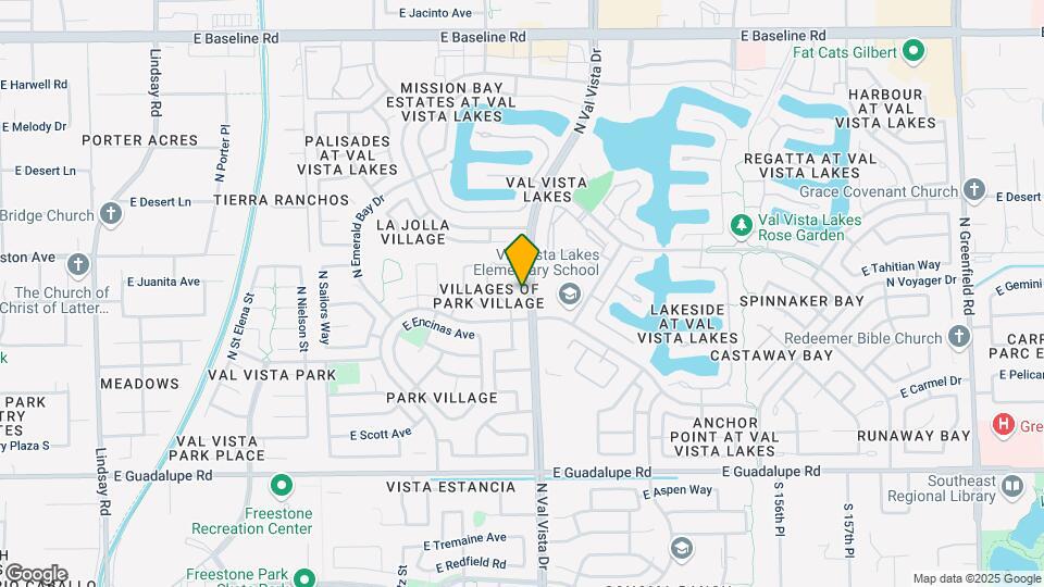 1120 N Val Vista Dr Map and Location Details