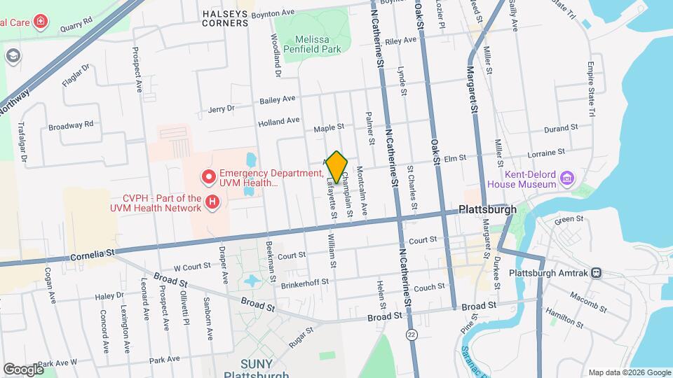 24 Lafayette St, Unit 2 Map and Location Details