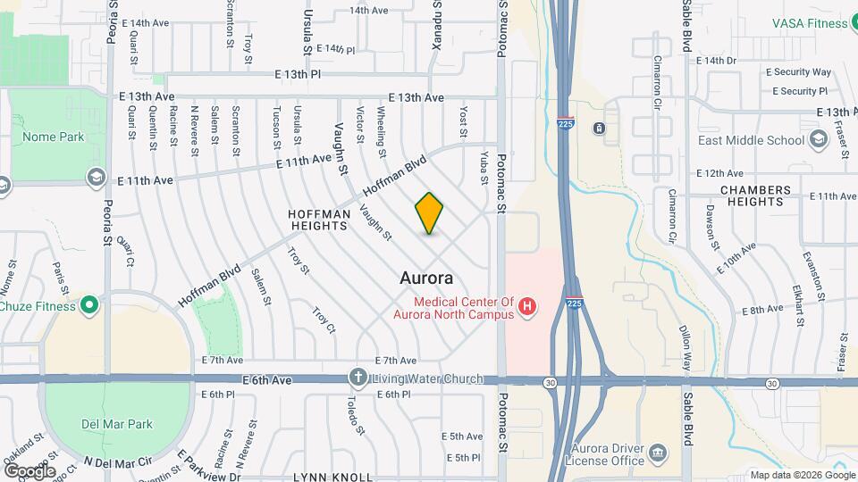 916 Victor St Map and Location Details