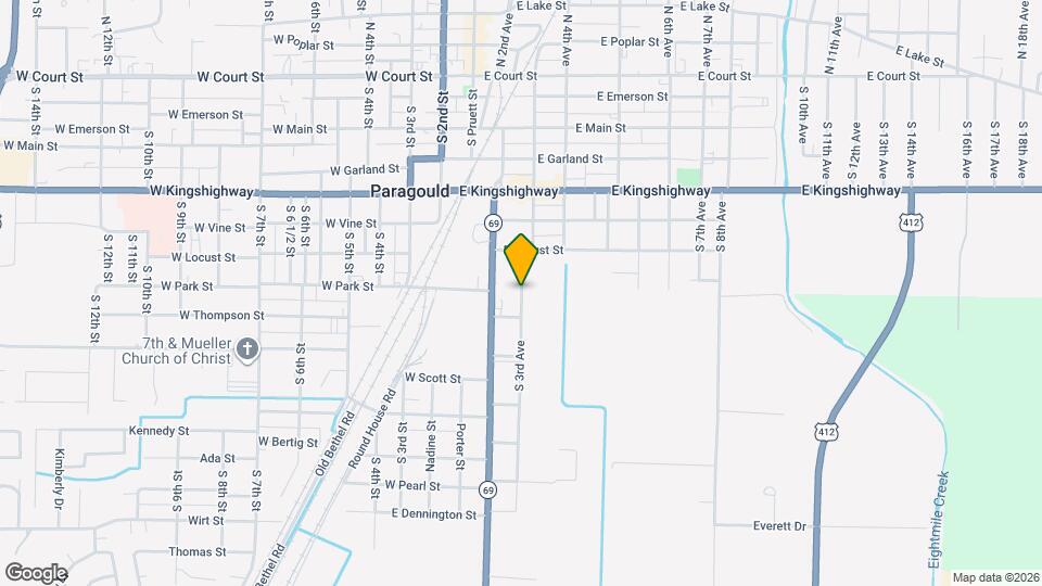 800 S 3rd Ave Map and Location Details