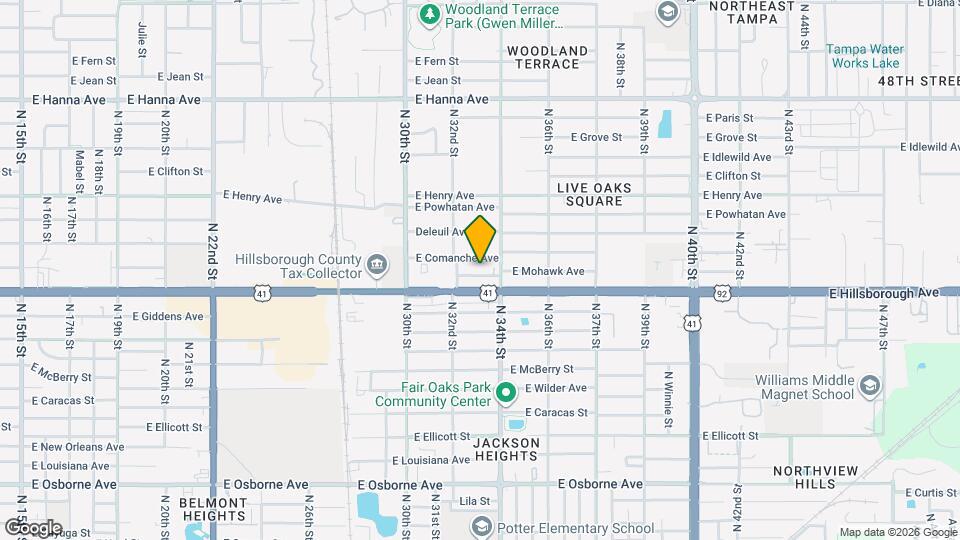3304 E Mohawk Ave Mapa y Detalles de la Ubicación