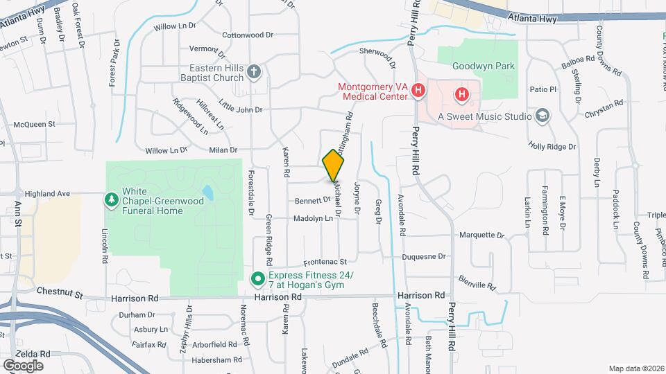 610 Sir Michael Dr Map and Location Details