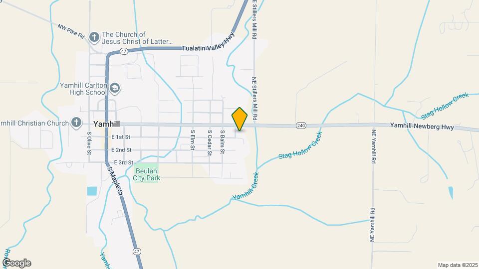 125 S Ash St Map and Location Details