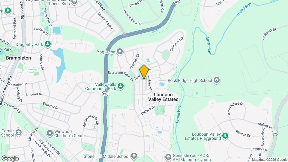 23100 Dunlop Heights Terrace Map and Location Details