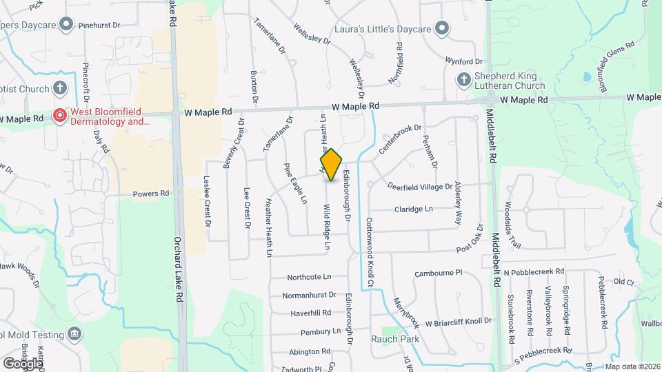 6709 Wild Ridge Ln Map and Location Details