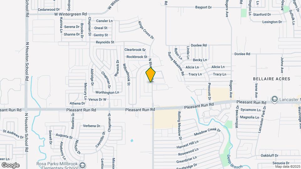 1441 N Bluegrove Rd Map and Location Details