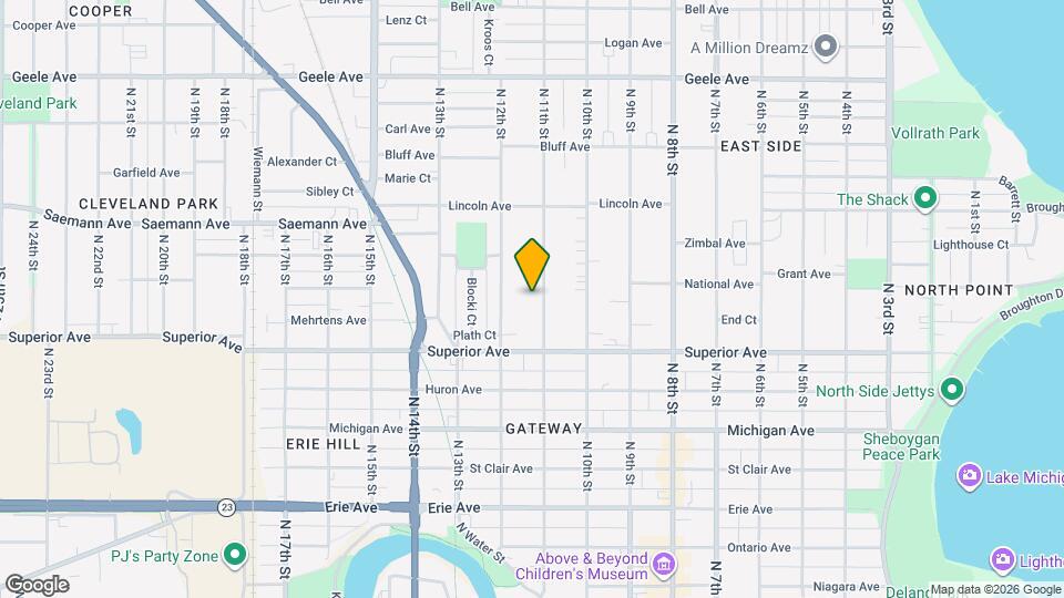1610 N 11th St Mapa y Detalles de la Ubicación