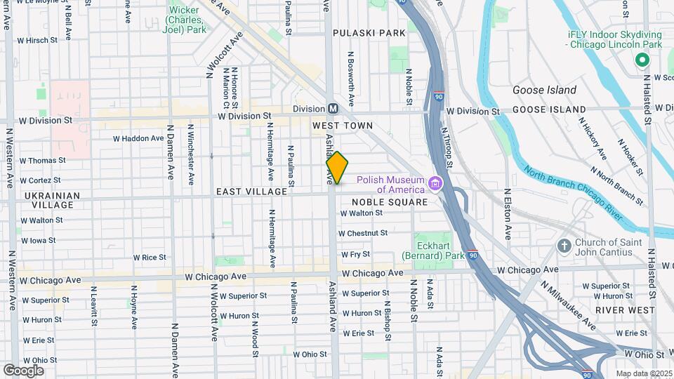 1003 N Ashland Ave Mapa y Detalles de la Ubicación