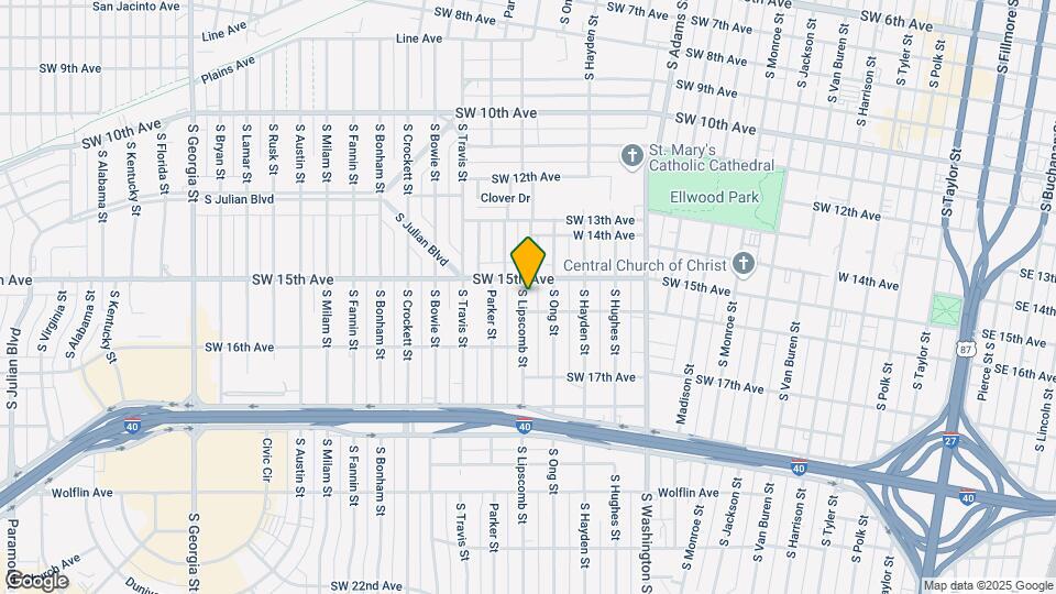 1507 S Lipscomb St Map and Location Details