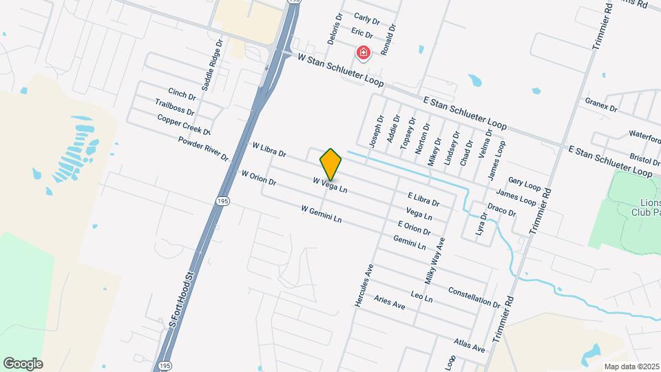 405 W Vega Ln Map and Location Details