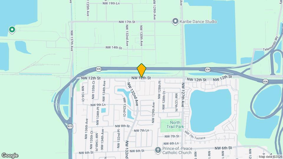 12993 NW 11th Terrace Map and Location Details