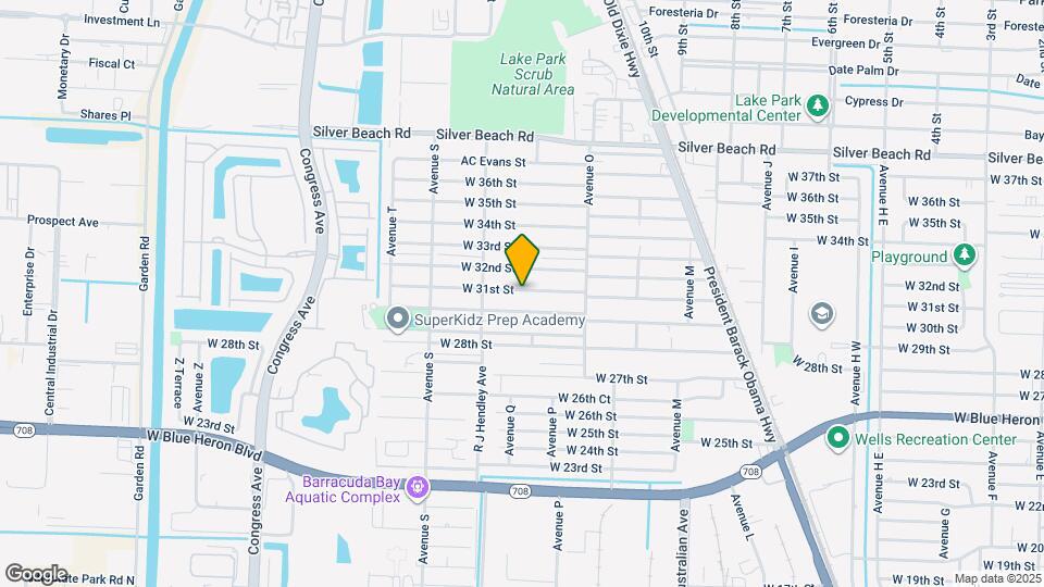 1425 W 31st St Map and Location Details