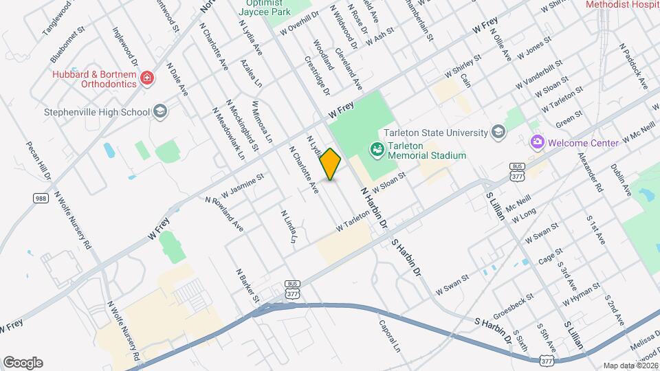 596 N Lydia Ave Map and Location Details