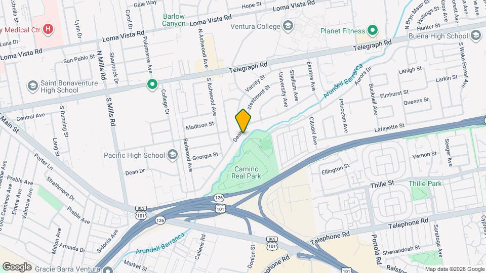 4290 Dean Dr Map and Location Details