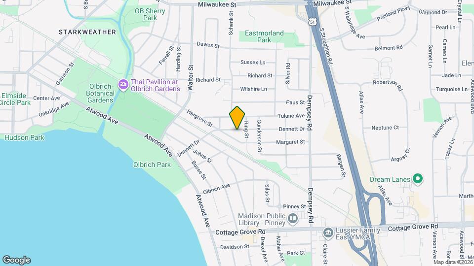 3633 Dennett Dr Map and Location Details